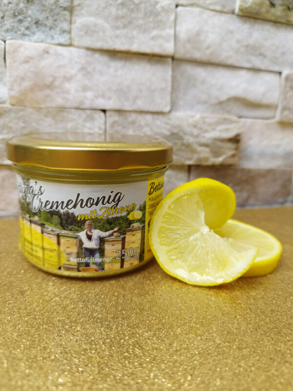 Cremehonig mit Zitrone