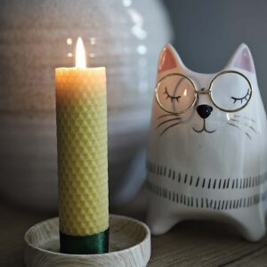 Kerze aus Bienenwachs