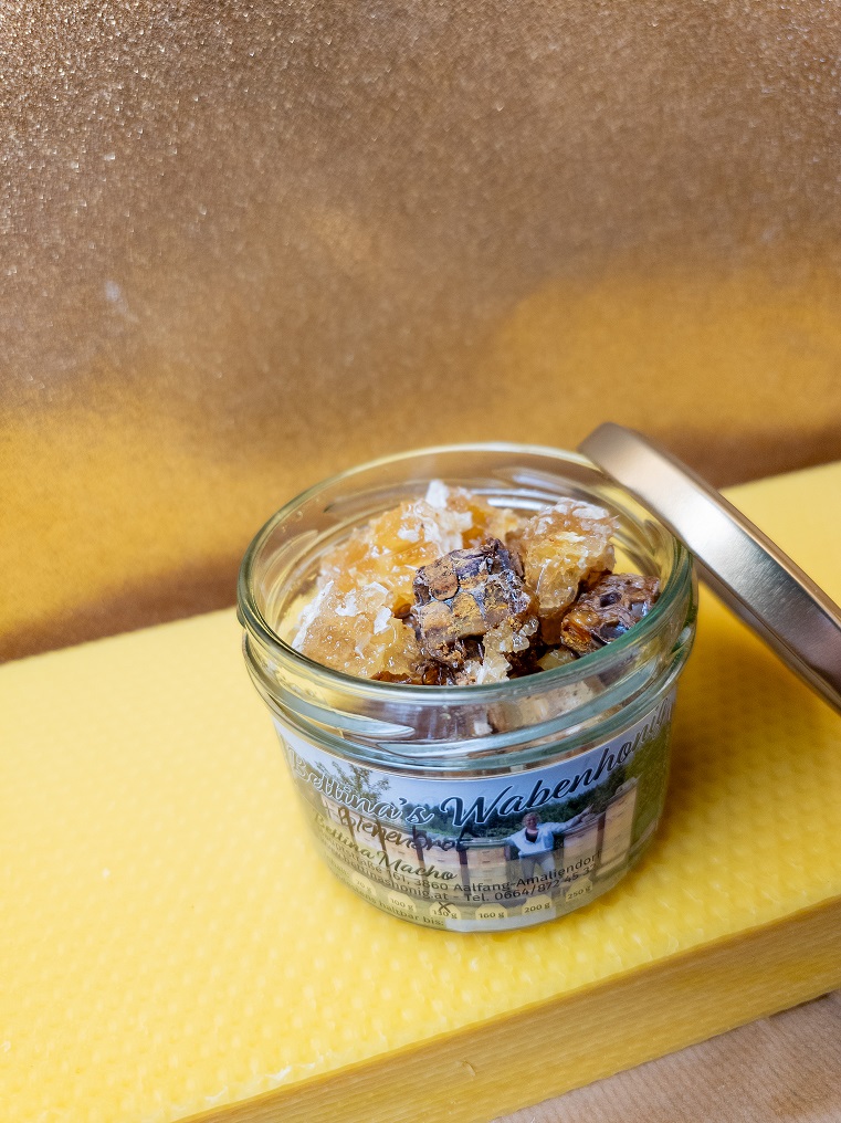 Wabenhonig mit Bienenbrot